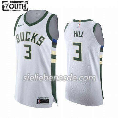 Kinder NBA Milwaukee Bucks Trikot George Hill 3 Nike 2019-2020 Association Edition Swingman